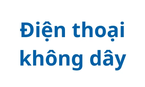 Điện thoại không dây