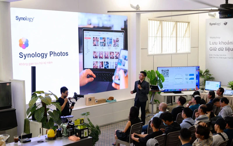 Synology tổ chức workshop “Lưu khoảnh khắc - Giữ dữ liệu” dành cho nhà sáng tạo